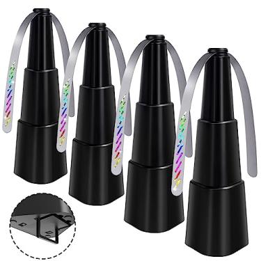 Imagem de KTDRJN Ventiladores de mosca para mesas, alimentos internos e externos, pacote com 4 ventiladores portáteis de piquenique ao ar livre, mesa alimentada por baterias, restaurante, festa, casa, jantar ao