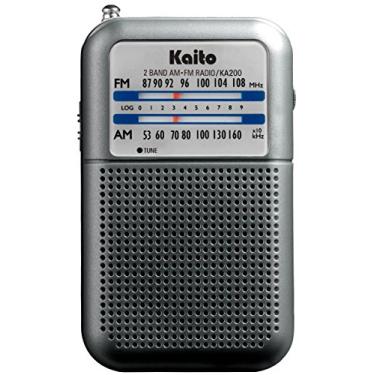 Imagem de Kaito Bolso KA200S Rádio AM/FM, Cinza