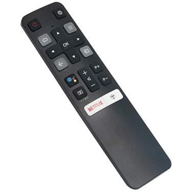 Imagem de Controle remoto de voz de substituição M RC802V para TCL LED TV 43P8 40S65A 32S60A 55P8M 32S6500 65P8M 65P8 55P8 65P8S 55P8S 50P8 32S615 43P715 50P71715 5 40S 615 50P715 85P8M 40S6500 50P8M 49S6500