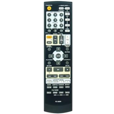 Imagem de Controle remoto de substituição RC-668M compatível com Onkyo HT-R640 HTR640 HT-S894B HTS894B HT-S894 HTS894 AV Receiver Home Theater Systems
