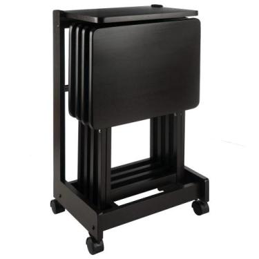 Imagem de Conjunto de mesa para lanches Casafoyer Wood Dylan de 5 peças Brienda