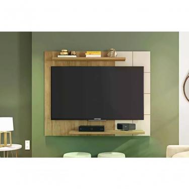 Imagem de Painel Cross P/Tv Até 58" Buriti/off White Buriti/off White