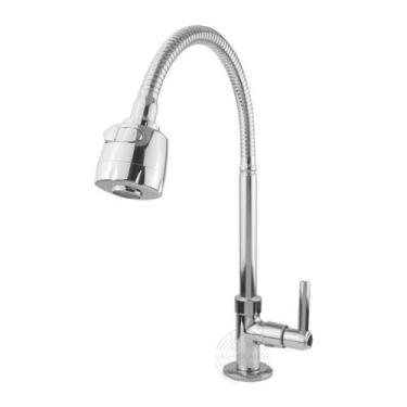 Imagem de Torneira Gourmet Para Pia Cozinha Mesa Bancada CasaGrande Mundial 2 Ja