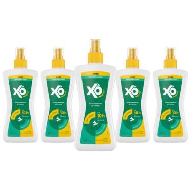 Imagem de Kit 5 Repelente Spray Xo Inseto Contra Mosquitos Alta Proteção Não Ole