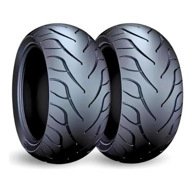 Imagem de Kit Pneus 110/50-6.5 + 90/65-6.5 P/ Mini Moto Gp 