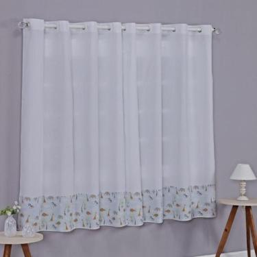 Imagem de Cortina Baby 2 Metros Quarto Bebê Infantil Menino Menina - Ametista De