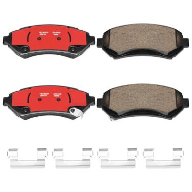 Imagem de SUPLABEL Conjunto de pastilhas de freio a disco HZ699H para Buick Century, Regal; Cadillac Seville; Oldsmobile; Chevrolet Impala, Monte Carlo, Venture; Pontiac Bonneville, Grand Prix, Montana + mais