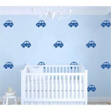 Imagem de kit 50 adesivos de carrinho 8x5cm (quarto infantil) - Dream Arts