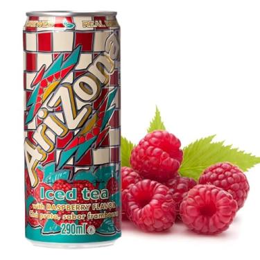 Imagem de Chá Preto Gelado Importado Arizona Sabor Framboesa 290ml