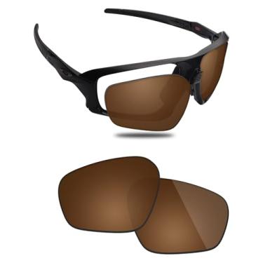 Imagem de Fiskr Lentes polarizadas de substituição compatíveis com óculos de sol Oakley Field Jacket OO9402, resistente a impactos e ajuste perfeito, Marrom âmbar., One Size