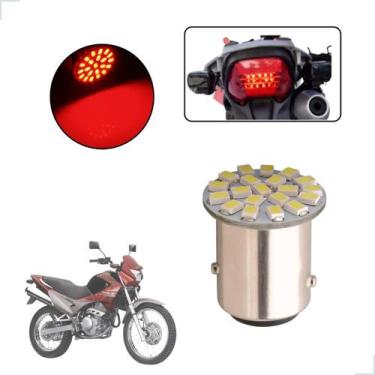 Imagem de Lâmpada Led Freio 2 Polos Com Efeito Strobo Moto NX4 Falcon 400 1999 2