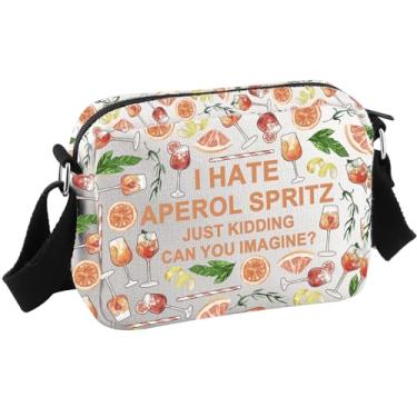 Imagem de Aperol Spritz Presente temático coquetel despedida de solteira Aperol Spritz bolsa tiracolo presente italiano de verão, Hate Aperol Hkb, Multifuncional