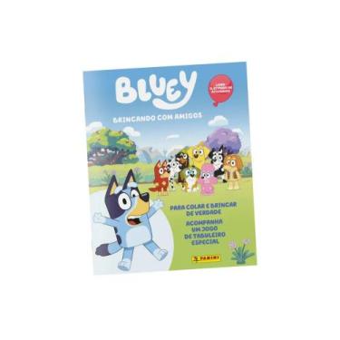 Imagem de Album De Figurinha Bluey Brincando Com Amigos, Panini - Capa Mole