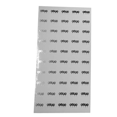 Imagem de Kids Balloon Food Choice Stickers for Place Cards- Meal Stickers (Clear with Silver Icon) by Savor The Memories