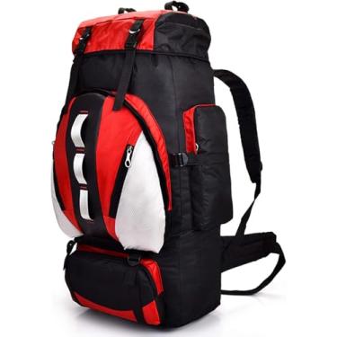 Imagem de Mochila De Viagem Ao Ar Livre De Grande Capacidade De 100l, Mochila Masculina De Caminhada à Prova D'água, Mochila Esportiva Multifucional Para Adultos E Camping