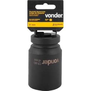 Imagem de Soquete Sextavado Impacto Longo Enc 1" 41mm Aço Cromo Vonder