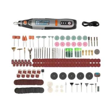 Imagem de Mini Ferramenta Rotativa Elétrica Sem Fio Recarregável USB, Furadeira 