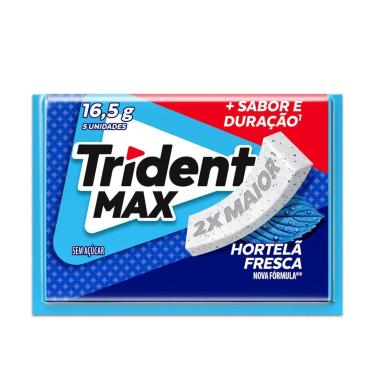 Imagem de Goma De Mascar Trident Max Hortelã Fresca 16,5g