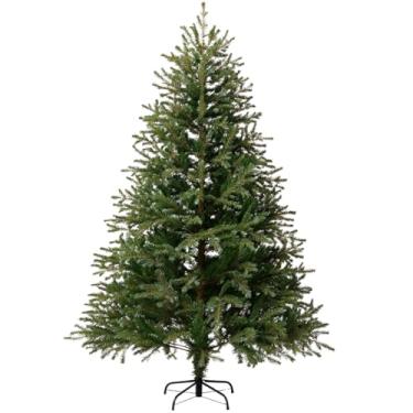 Imagem de Árvore De Natal 2,10 M 1000 Galhos Glacial Tradicional Alta Luxo Verde Premium Pinheiro Decoração Natalina Cheia Pinheirinho Decorativo Natalino Elegante Moderna Fácil Montagem Robusta Sofisticada