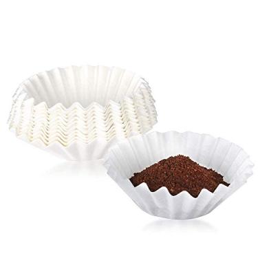 Imagem de Filtros de papel de café descartáveis K-Duo para cafeteiras K-Duo Essential, K Duo Brewer e K-Duo Plus – Serve para jarra de filtro de malha dourada K-Duo – 200 peças sem sedimentos de café