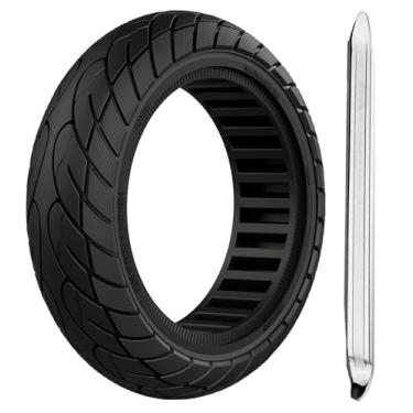 Imagem de Pneus sólidos de 25,5 cm x 2,125 polegadas para scooter elétrica, roda de substituição 50/75-6.1, pneu de borracha 10X2,125 para Gotrax G4/XR/VR& Turboant X7 MAX/Pro/M10& F25& Xiaomi M365/Pro/Pro 2/1S