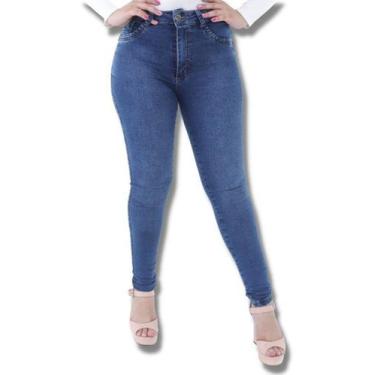 Imagem de Calça Jeans Feminina Lycra Elastano Skinny Clara e Escura - APOLLOGY, 