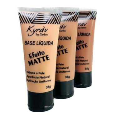Imagem de Kit 5 Base Líquida Efeito Matte Tons Sortidos