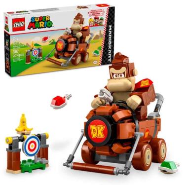 Imagem de LEGO Super Mario Kart Donkey Kong e DK Jumbo 387 Peças 72033