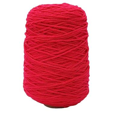 Imagem de Tufting Yarn Cotton Cotton Polyester encolher tapetes resistentes a fios para tecelagem diy de artesanato 437yd Longo 0,2 polegada de largura Perfeita para tapetes Almofos de