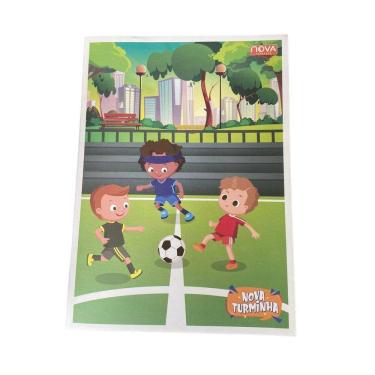 Imagem de Kit 2Un Caderno Brochura Flexível Grande Escolar Com 80Fls