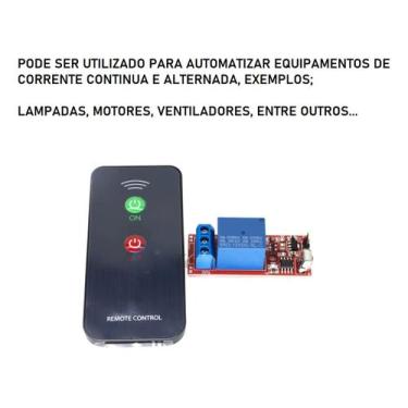 Imagem de Módulo Relé Automação 12v Acionamento Controle Remoto Ir - OFA AMBIENT