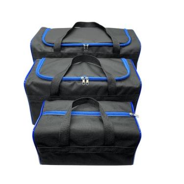 Imagem de 3 Bolsa Sacola Fardamento Colete Roupas Viagem Escolar Sapato Tênis Ac