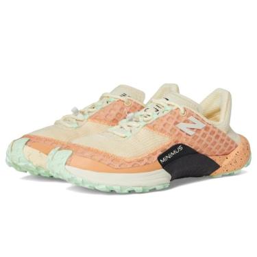 Imagem de New Balance Tênis de corrida feminino Minimus V1 Trail, Laranja seco/verde laboratório/cálcio, 12 Wide
