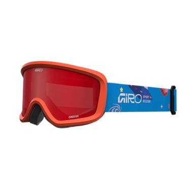 Imagem de Giro Óculos de esqui infantil Chico 2.0 - Óculos de snowboard para crianças, meninos e meninas 2-4 - Foguete azul - âmbar escarlate
