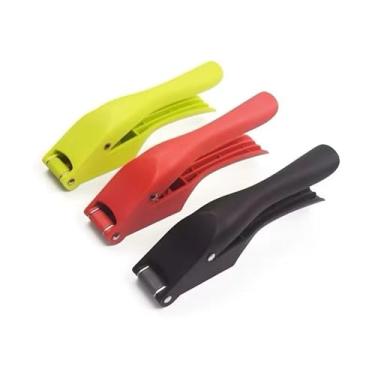 Imagem de Espremedor e Fatiador de Alho 2 em 1 (Vermelho)