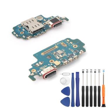 Imagem de Substituição para Samsung Galaxy S21 Ultra G998U Conector Dock de porta de carregamento para Samsung Galaxy S21 Ultra Charging Port Acessórios de placa de carregamento USB com ferramentas de reparo