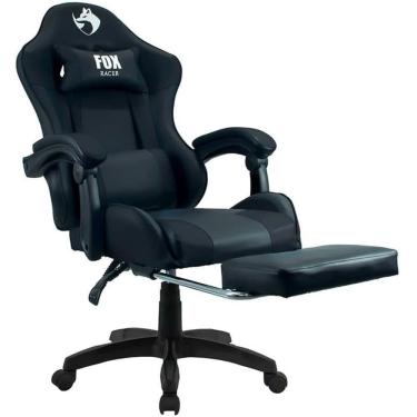 Imagem de Cadeira Gamer Fox Racer Zerda Com Apoio De Pés Preto