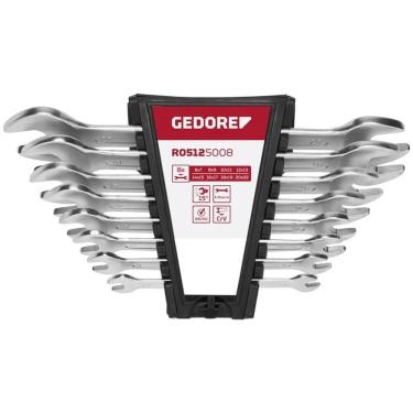 Imagem de Jogo de Chave Fixa de 1/4"" a 1.1/4"" com 8 Peças - 3365214 - GEDORE RED