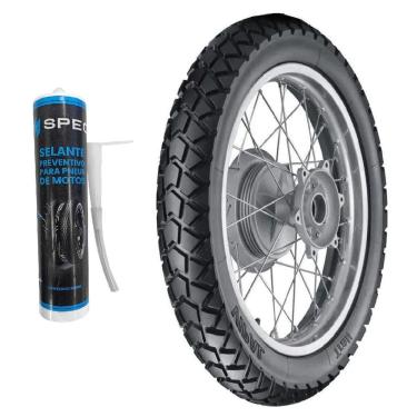 Imagem de Pneu Trail 130/80-18 Vipal Tr300 66S + Selante Xre300 Teneré Lander 250