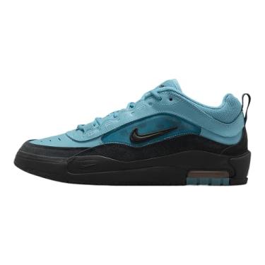 Imagem de Nike Tênis de skate Air Max Ishod (HF7812-400, jeans turquesa/jeans turquesa/preto/preto), Denim Turquesa/Denim Turquesa/Preto/Preto, 4.5