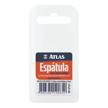 Imagem de Espatula Para Massa Corrida Gesso Plastico Atlas 4,5 X 8,8Cm