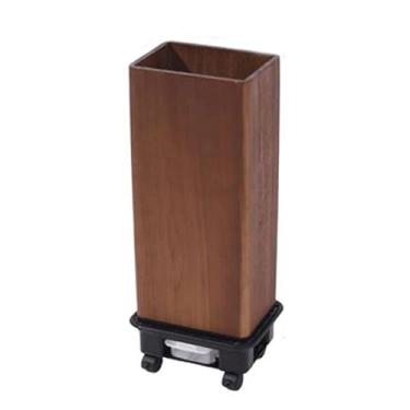 Imagem de Prateleiras de guarda-chuva, suporte de guarda-chuva de madeira maciça para entrada, entrada de escritório, corredor, interno, organizador de bengala com economia de espaço e bandeja de gotejamento