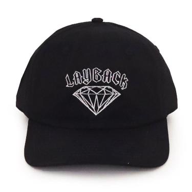 Imagem de Boné Diamond X Layback Dad Hat - Preto-Unissex