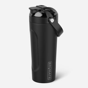 Imagem de BrüMate Coqueteleira MultiShaker | Aço inoxidável isolado 100% à prova de vazamento | Garrafa coqueteleira de proteína e pré-treino para academia | 740 ml (preto fosco)
