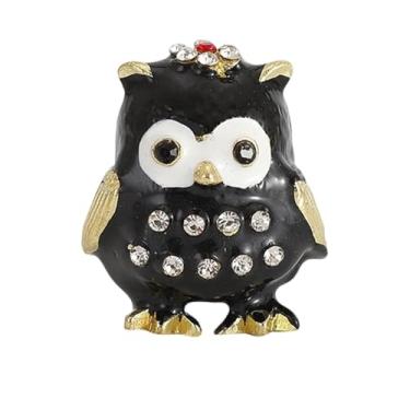 Imagem de KiBcsLic Caixa de joias, porta-joias colecionável, organizador de joias, estatueta para pulseiras e brincos, Preto