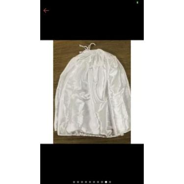 Imagem de Saia de cetim branca