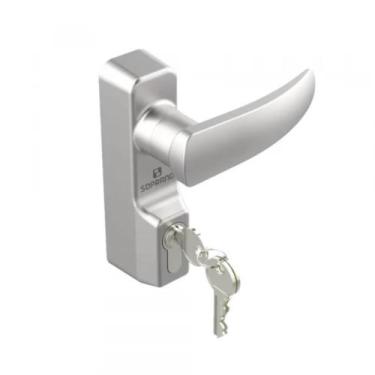 Imagem de Fechadura para Barra Antipanico 5124 Prata Soprano