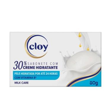 Imagem de Kit c/ 6 Sabonete barra Cloy Ultra Hidratante Milk Care