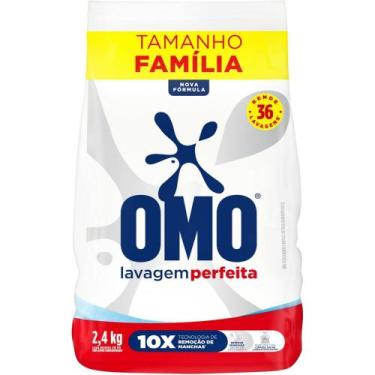 Imagem de Sabão Em Pó OMO Lavagem Perfeita Pacote Família - Caixa 3,2 Kg