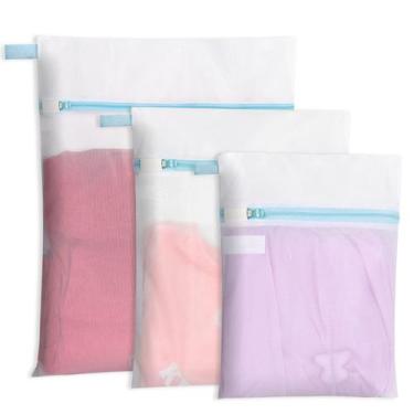Imagem de Sacos de roupa suja Polecasa Fine Mesh com zíper para roupas delicadas